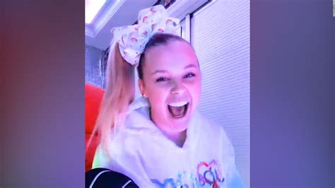 JoJo Siwa braless boobs showing nice cleavage with her tits, hot ass, and famous body in revealing outfits from her private pics as well as photoshoots for her sexy 18 year old photo collection. 0. 1. 3. 0.